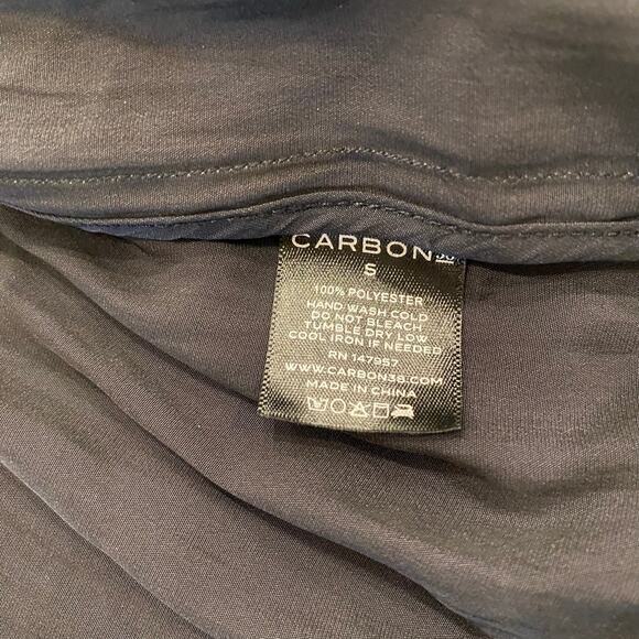 Carbon38 The Easy Jacket Full Zip Lightweight in Black Size Small - Picture 8 of 8